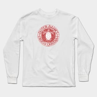 Outer Banks, North Carolina, Sea Turtle Long Sleeve T-Shirt